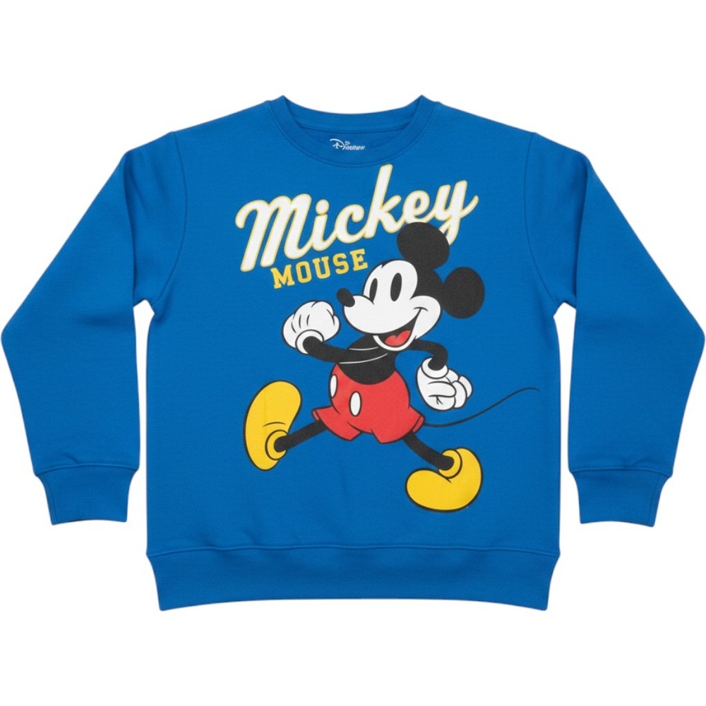 Disney Jumping Beans Sweatshirt Kids 8 Blue Good Mickey Mouse Graphic Pullover
